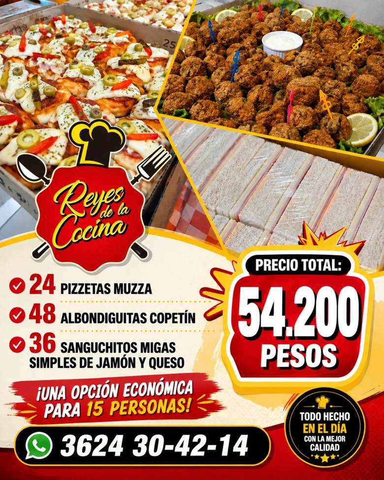 Promo Económica para 15 personas