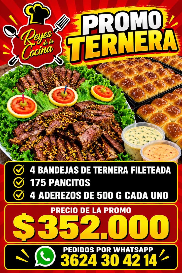 Promo Ternera Fileteada 4 bandejas