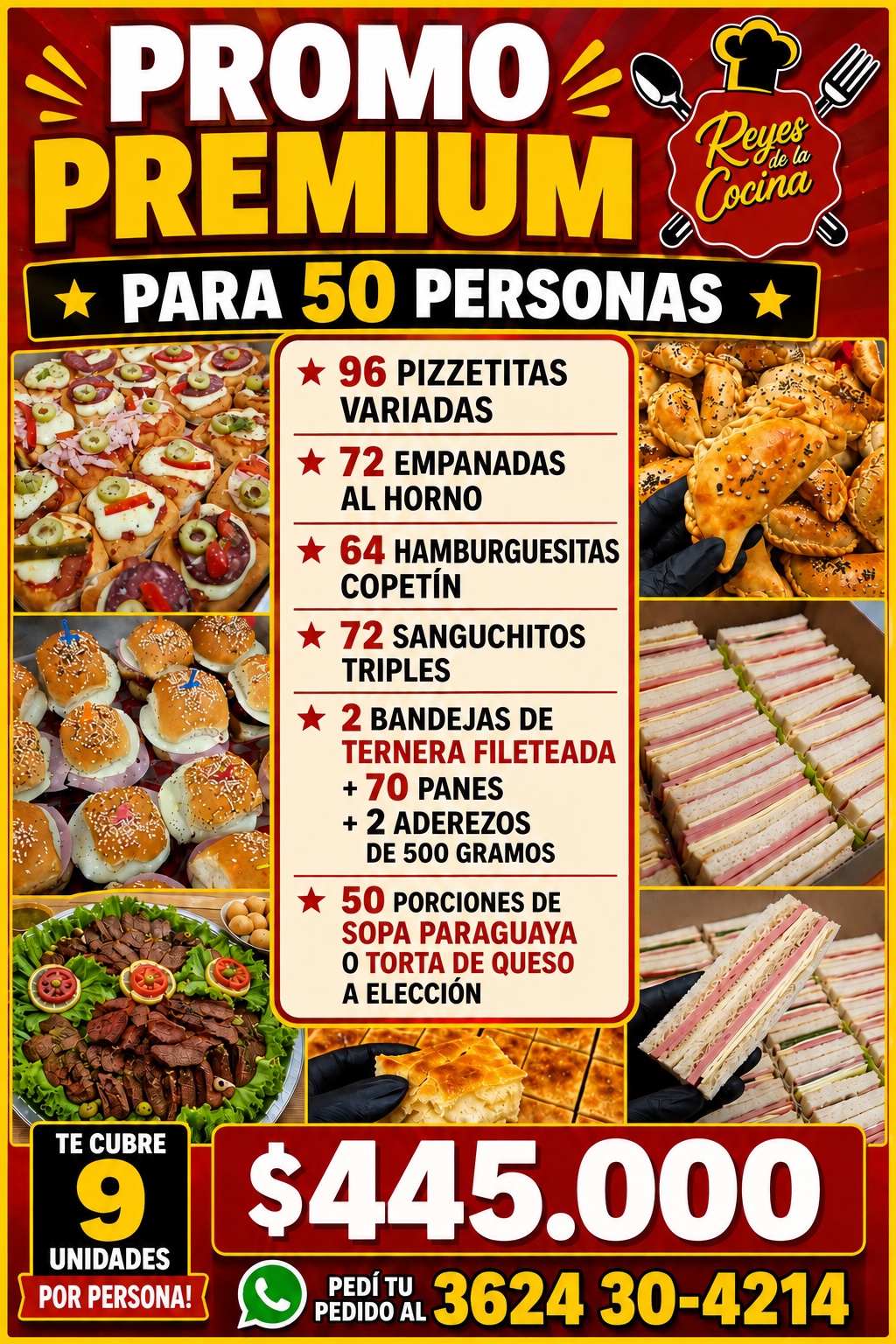 Promo Premium para 50 personas