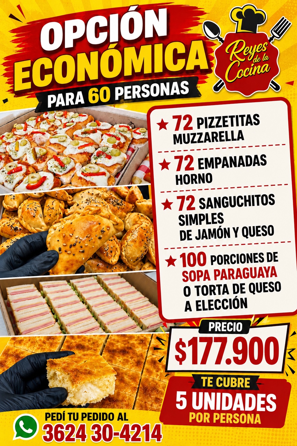 Promo Económica para 60 personas