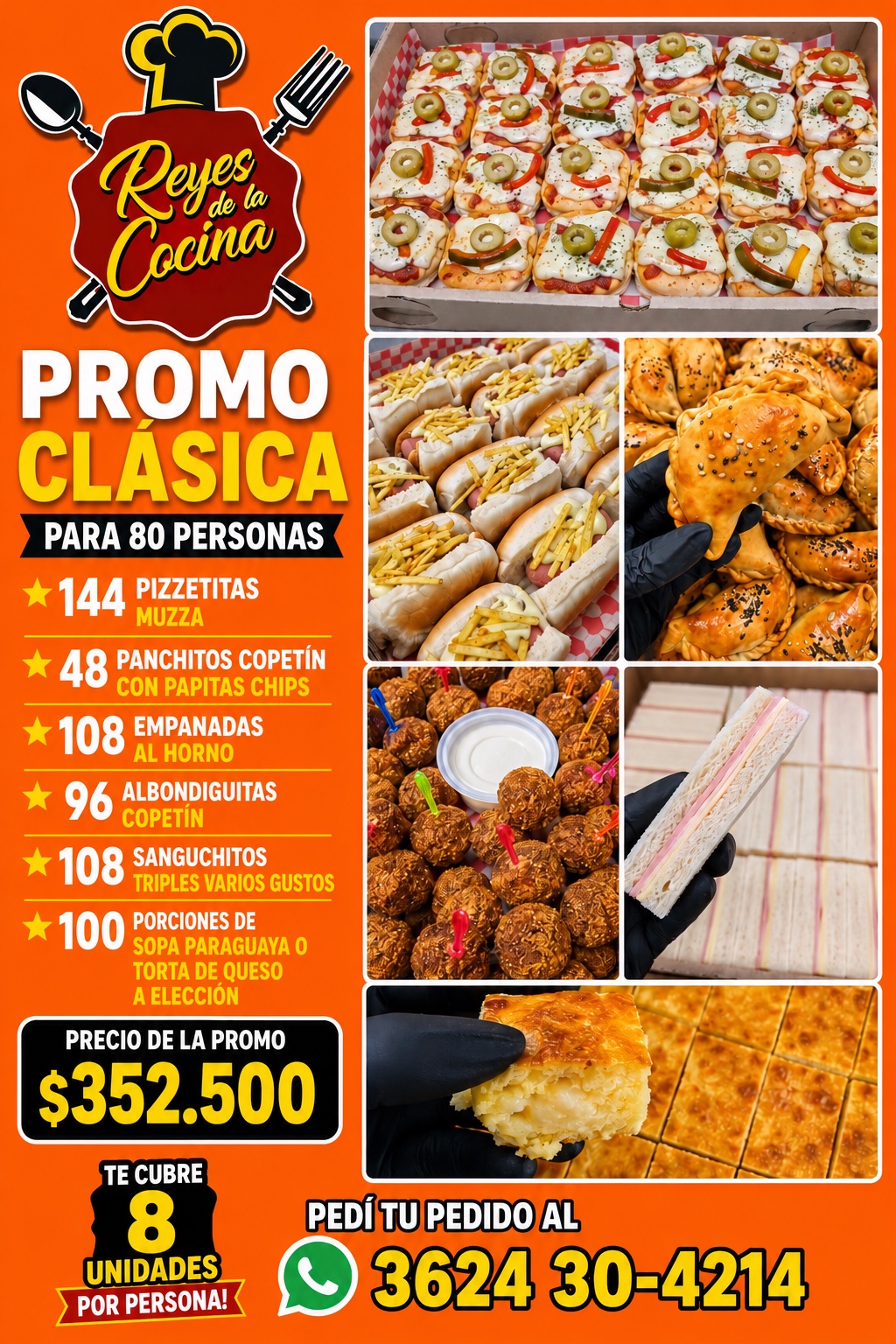 Promo Clásica para 80 personas