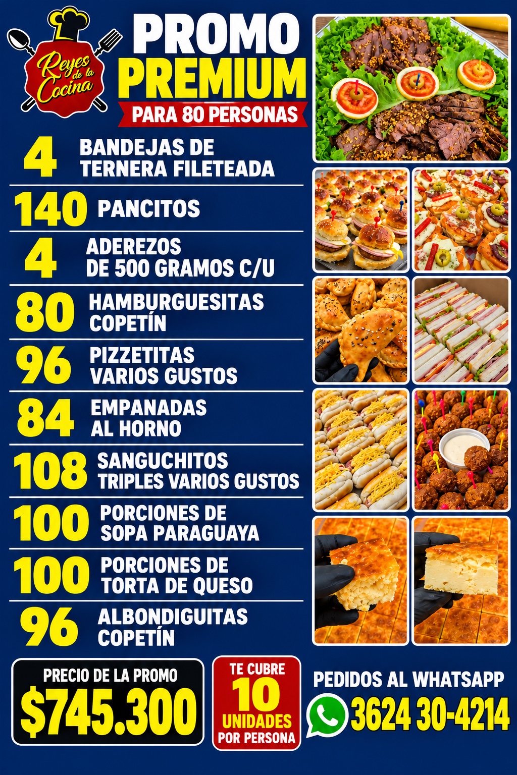 Promo Premium para 80 personas