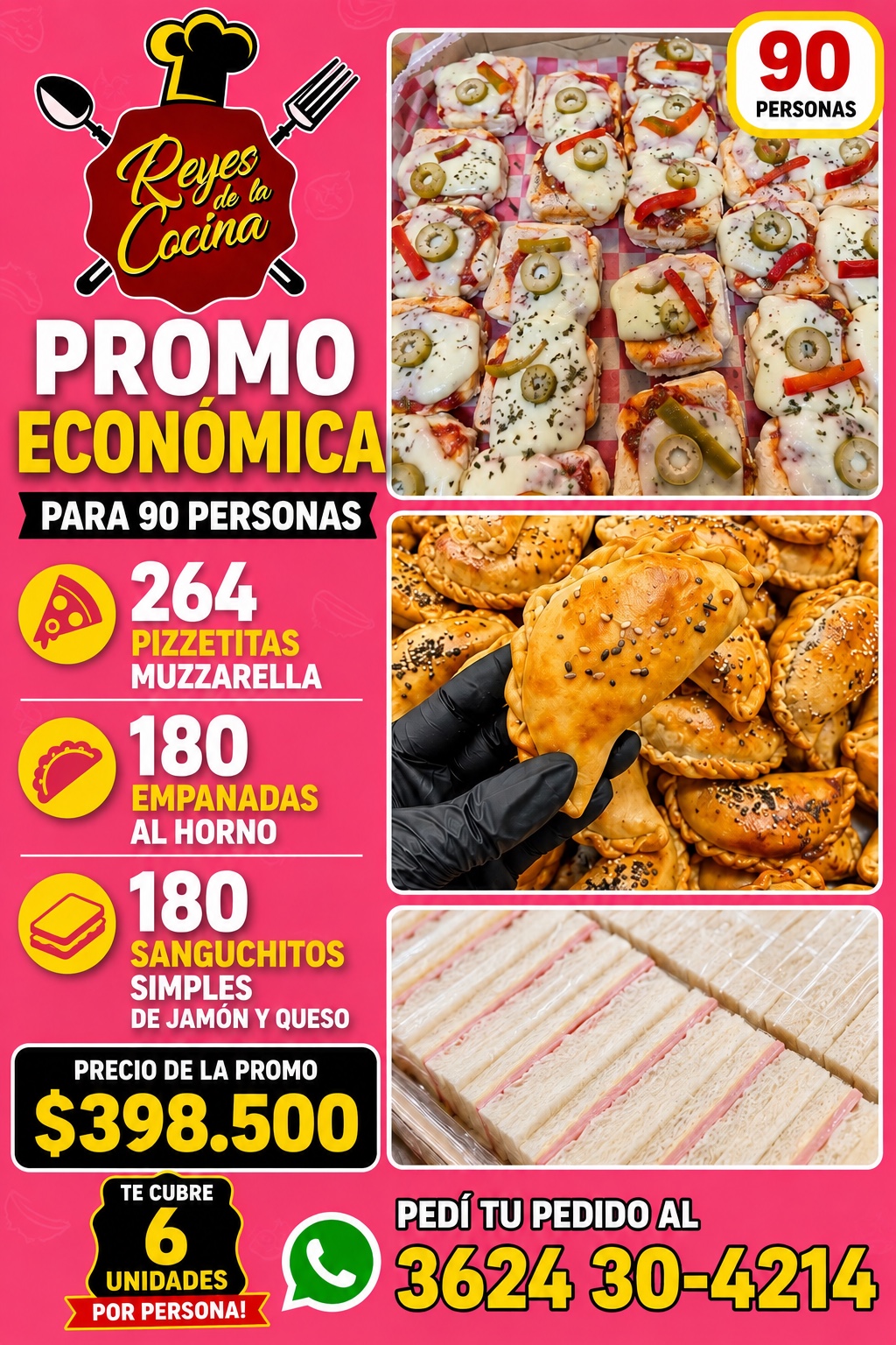 Promo Económica para 90 personas