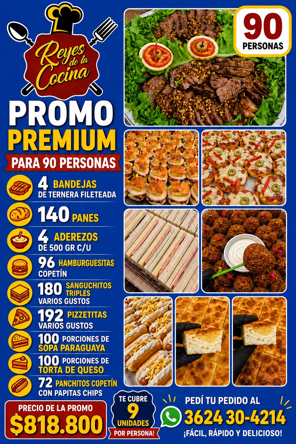 Promo Premium para 90 personas