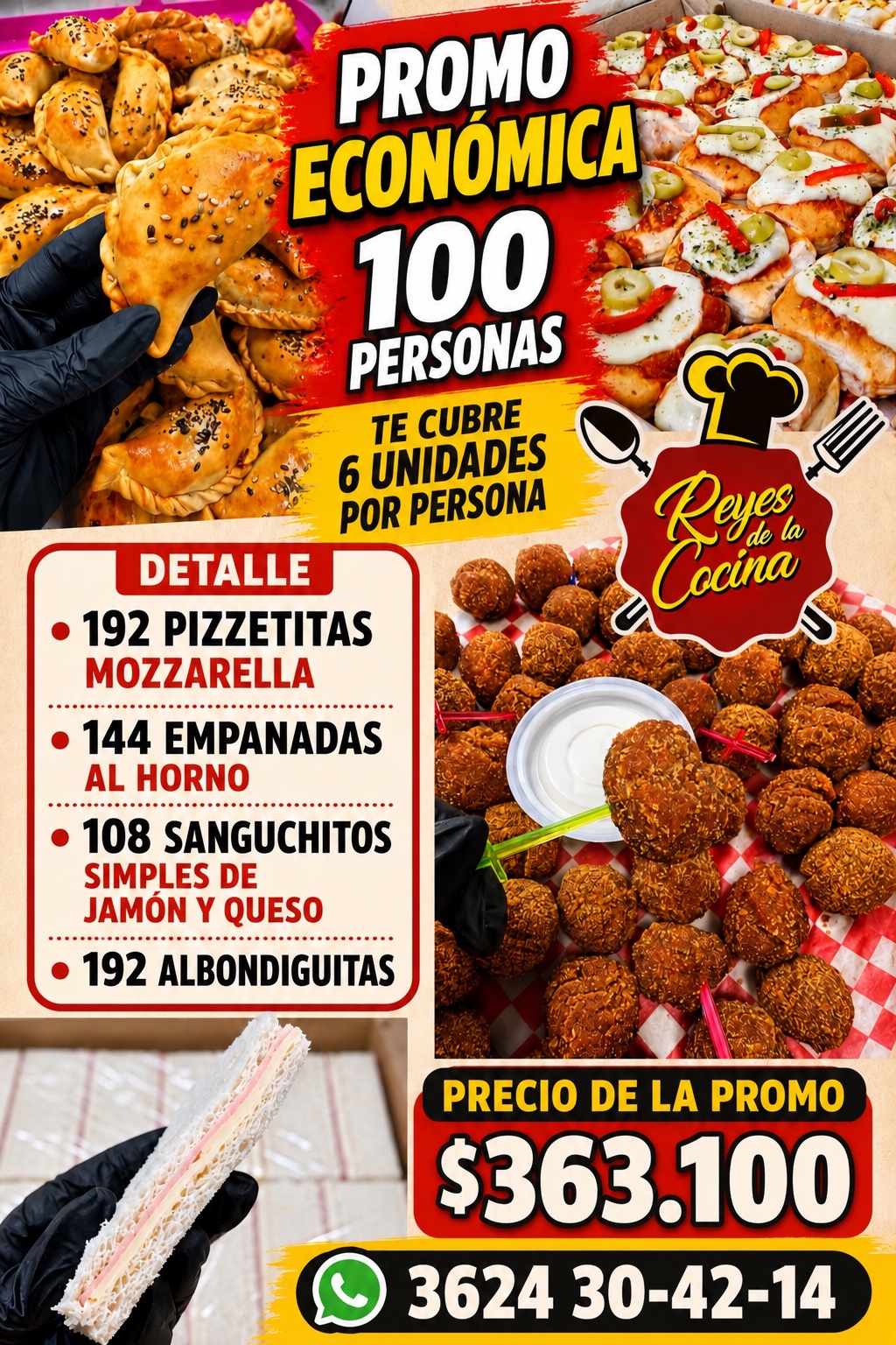 Promo Económica para 100 personas