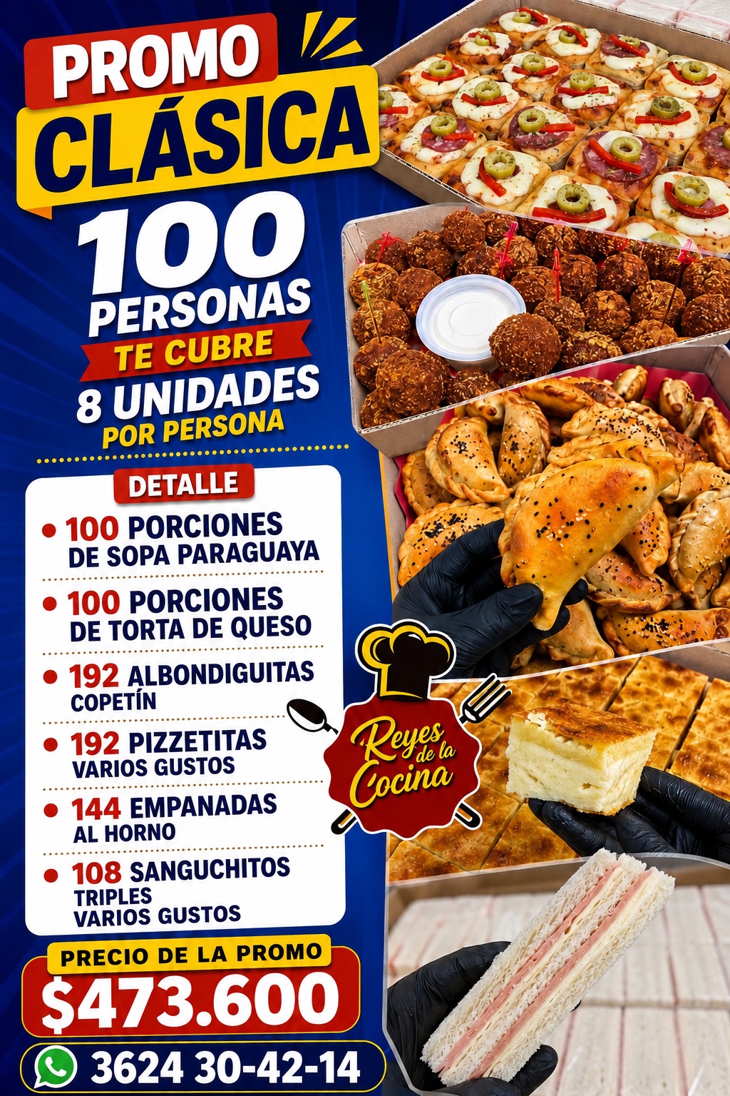 Promo Clásica para 100 personas