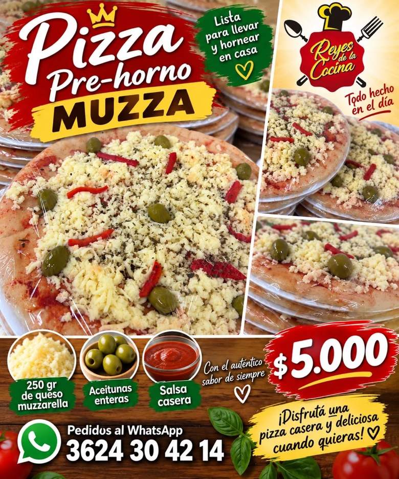 Pizza Pre-horno Muzza